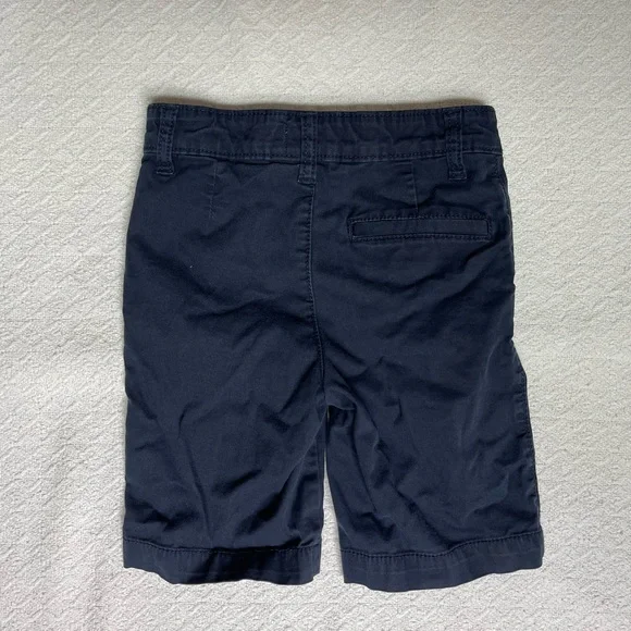 OshKosh B'gosh Navy and Khaki Uniform Shorts with Adjustable Waistband - Picture 6 of 7